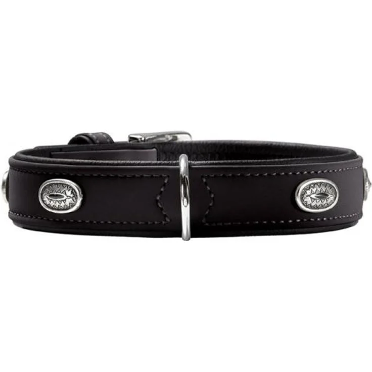 Hunter Hunde-Halsband Softie Stone schwarz M – Bild 1