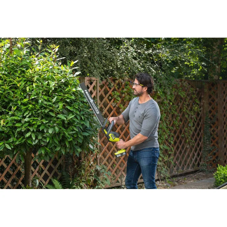 Ryobi Akku-Heckenschere ONE+ 18 V | Messerlänge 50 cm | 2,0 Ah Akku & Ladegerät – Bild 3