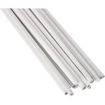 Neusilber Hartlot, 5 Stangen je 333 mm