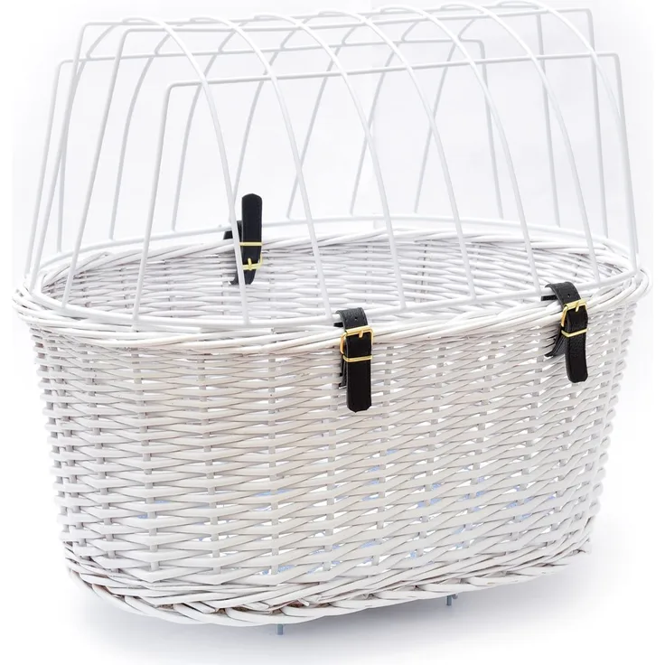 Aumüller Fahrrad-Tierkorb weiß