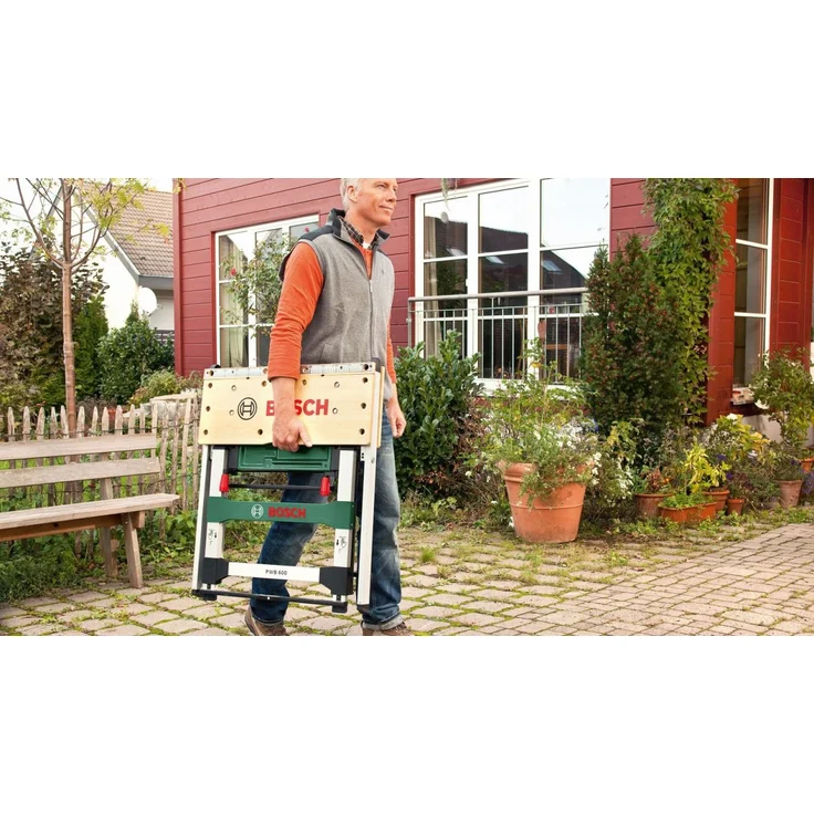 Bosch Arbeitstisch PWB 600 Maße 68 x 68 x 83,4 cm, zusammenklappbar – Bild 4