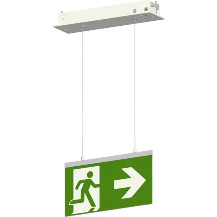 Mexcel M20002 LED Fluchtweg-Notbeleuchtung Deckeneinbaumontage rechts, links, hoch, runter