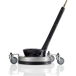 Kränzle RoundCleaner UFO lang Edelstahl Ø350mm m i t Rädern (Terrassen-Flächenreiniger) mit neuem Schnellwechsel-Stecksystem D12 (41891)