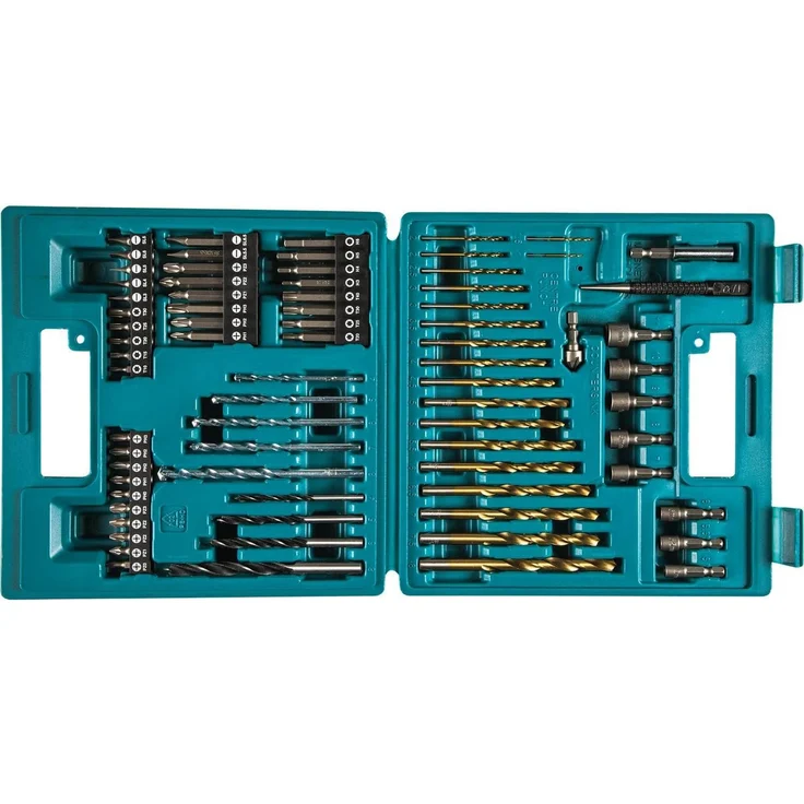 Makita B-49373 Bit & Bohrer-Set 75-teilig Bitsatz für Metall & Holz im Koffer – Bild 3