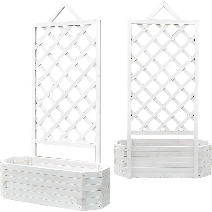 Mucola Spalier Blumenkasten Rankkasten  Rankgitter – Bild 2