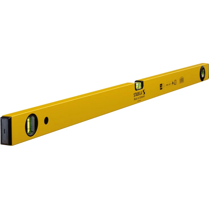 STABILA Wasserwaage Type 70 W, 100 cm, leichtes Alu-Profil, 1 Horizontal-Libelle, 1 Vertikal-Libelle, 1 drehbare Winkel-Libelle, Made in Germany – Bild 1