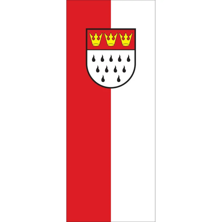 Flagge Köln 120 g/m² ca. 200 x 80 cm