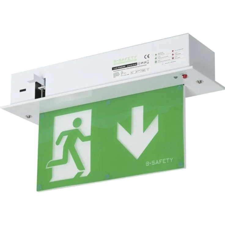 B-Safety BR 554 030 Fluchtweg-Notbeleuchtung Deckeneinbaumontage