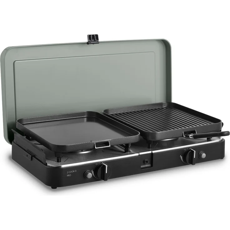 Cadac 2-Cook 3 Pro Deluxe 50mbar BBQ Gasgrill Tischgrill Campinggrill 55 x 30,7 x 9 cm 203P1-20-DE – Bild 4