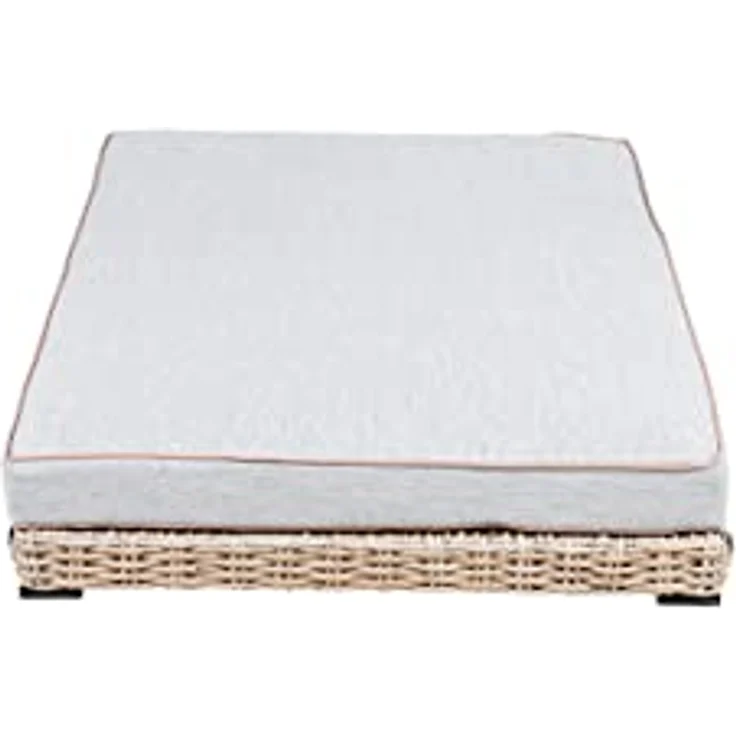 Greemotion Hunde-Sofa Größe S, 95 x 15 x 65 cm, stabiles Stahlgestell mit Rattan-Geflecht, 6 kg, Hundebank, Hundeplatz, Indoor & Terrasse – Bild 3