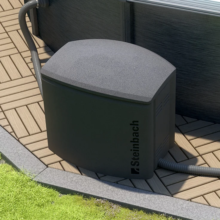 Steinbach Swimming Pool Technikbox, thermo- und geräuschisolierende Pumpenaufbewahrung – Bild 4