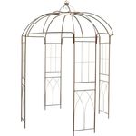 BURI Rosenpavillon Metall 270 Höhe Rankhilfe Gartenpavillon Rankgitter Rosenbogen