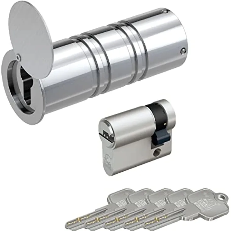 BASI - Rohrtresor mit Profil-Halbzylinder - SET - RT 101-MS - VB2140-0004