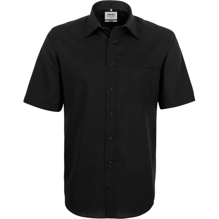 HAKRO 1/2-Arm Hemd Business Comfort 107, schwarz, XL
