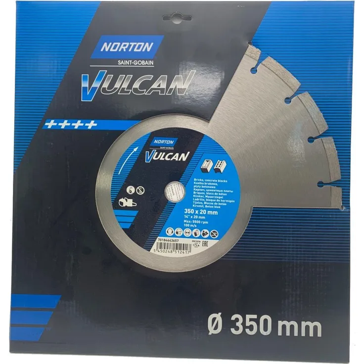 Norton Diamantscheibe VULCAN UNI 350x20mm