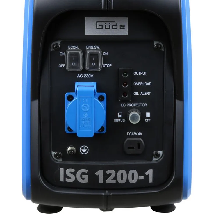 Güde Inverter-Stromerzeuger ISG 1200-1 - 40719 4-Takt-OHV Benzin Reversierstart 1 x 230 V / 50 Hz Anschluss Ölmangelsicherung ECO - Funktion LED-Anzeige Integrierter Benzinhahn – Bild 2