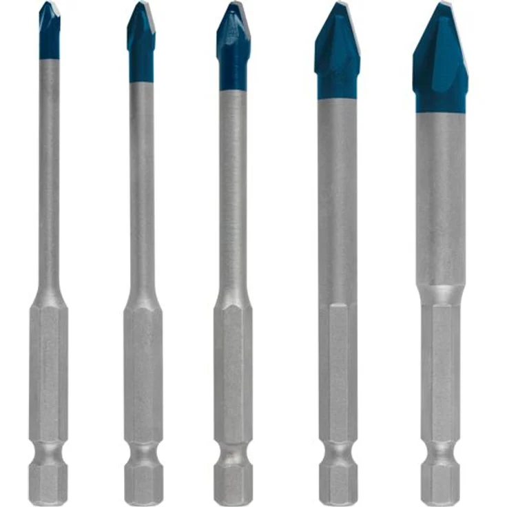 Bosch Expert HEX-9 HardCeramic Bohrer-Set, 4-5-6-8-10 mm, 5-tlg. – Bild 1