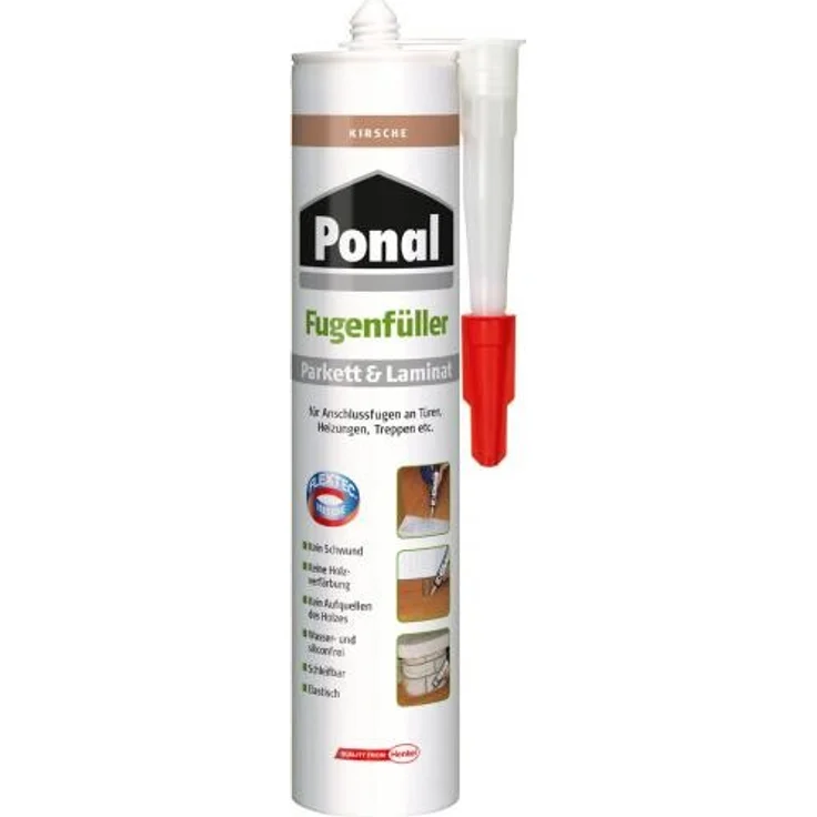 Ponal Parkett und Laminat Fugenfüller 280 ml kirsche – Bild 1