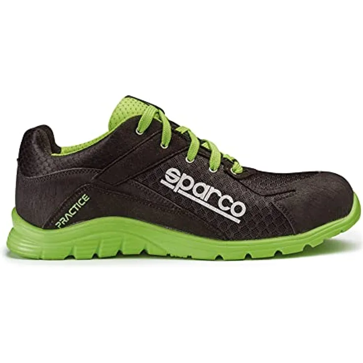 SPARCO Practice green S1P Sicherheitsschuh EN ISO 20345 47