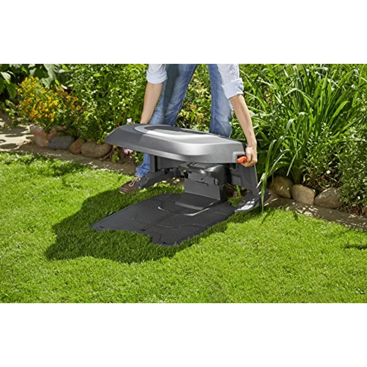 GARDENA Garage für Mähroboter: Garage passend für GARDENA Sileno, Sileno+, smart Sileno, smart Sileno+, dient als Sonnenschutz und Regenschutz für Rasenroboter und Ladestation (4011-20) – Bild 3