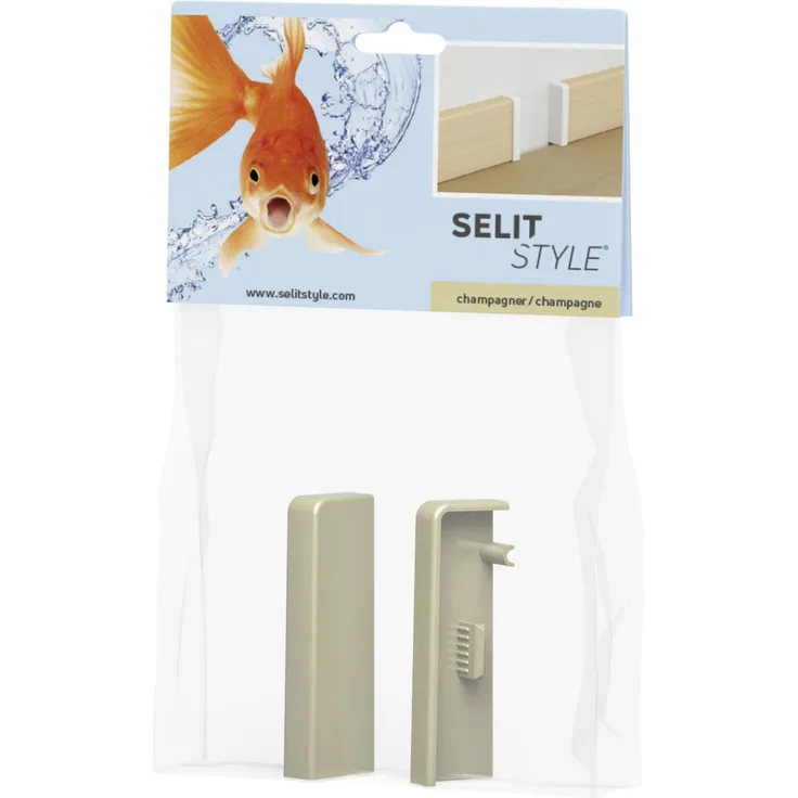 Selit SELITSTYLE Endkappen champagner Höhe 50 mm 2 Stück