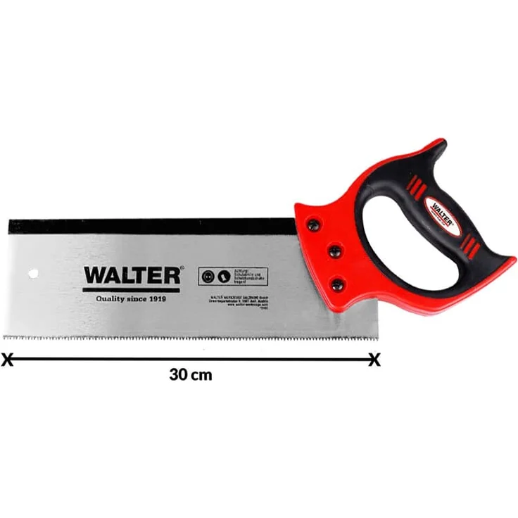 Walter Sägen 3 tlg. Set Garten Holzsäge Baumsäge Handsäge Rückensäge Stichsäge – Bild 3