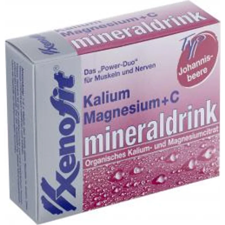 Kalium + Magnesium + Vitamin C Xenofit 20 Portionsbeutel a 150ml, Johannisbeere