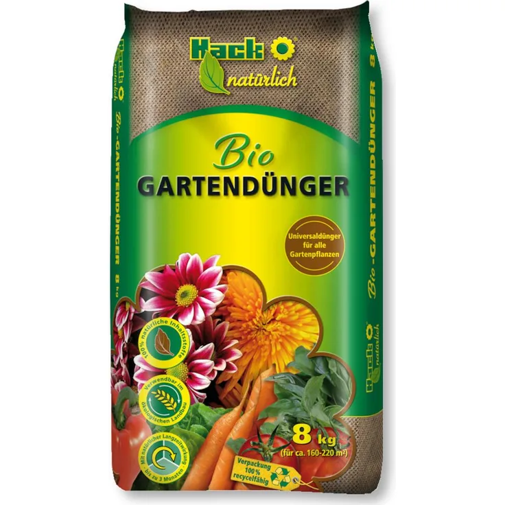 HACK Bio Gartendünger, 8 kg