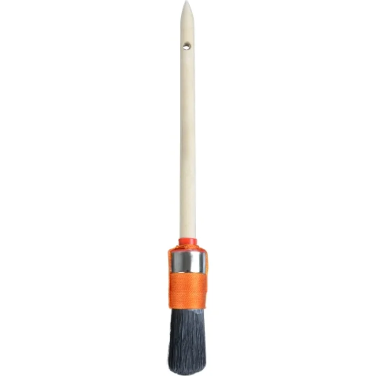 Scorprotect ® Rundpinsel Gr. 6 Naturborste 80% Tops bombiert schwarz – Bild 1