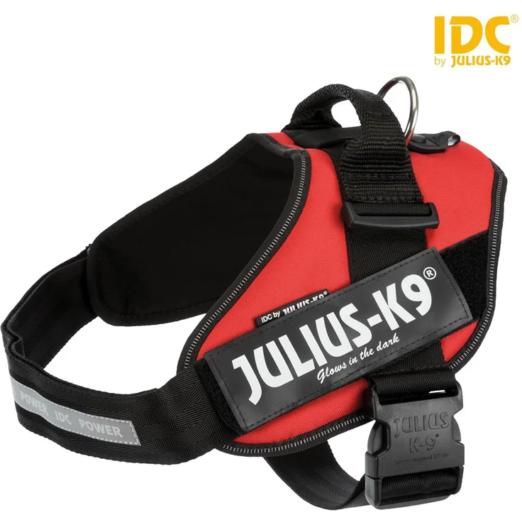 Julius-K9® IDC Powergeschirr Gr. 0 bis XXL rot Gr. 2 (L-XL) – Bild 1