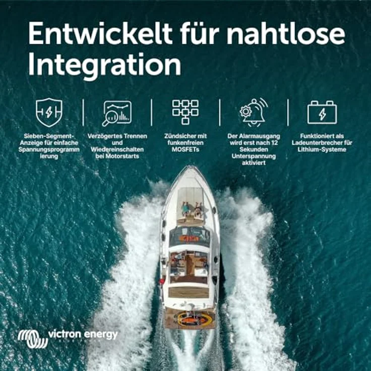 Victron Energy Batterieschutzschalter, Smart BatteryProtect 12/24V 100A, automatischer Spannungsbereichserkennung, extrem niedriger Stromverbrauch, IP67 – Bild 6