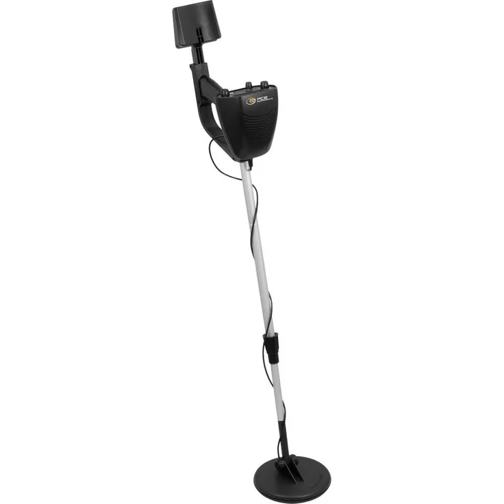 PCE Instruments PCE-MTD 200 Metalldetektor mit max. Suchtiefe 16 cm, DISC- und All-Metall-Modus, wasserdichte Erkennungsscheibe, LCD-Display, verstellbarer Teleskopstab