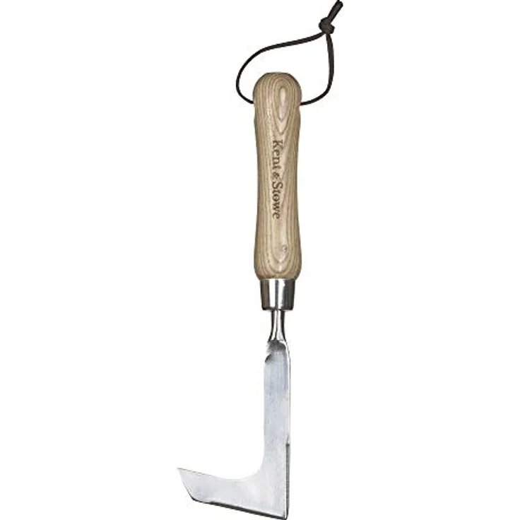 Kent & Stowe Fugenkratzer – Unkrautkratzer aus Edelstahl zum Entfernen von Moos und Unkraut, Fugenmesser mit Stiel aus Eschenholz, Länge: 28,5 cm – Bild 1