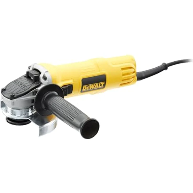 DeWalt Winkelschleifer (800 W, 115 mm Scheiben-Ã¸, Leerlaufdrehzahl 11.800 min-1, Sanftanlauf, für alle Standard-Trenn,- Schleif- und Schrupparbeiten, inkl. Schutzhaube und Zusatzhandgriff) DWE4056 – Bild 2