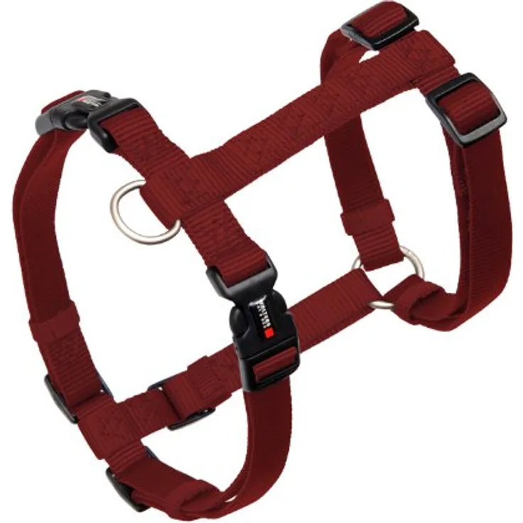 Wolters Cat&Dog Professional 30240 Geschirr Gr.M 30-50cm, robustes Nylon mit zwei Verschlüssen, rot