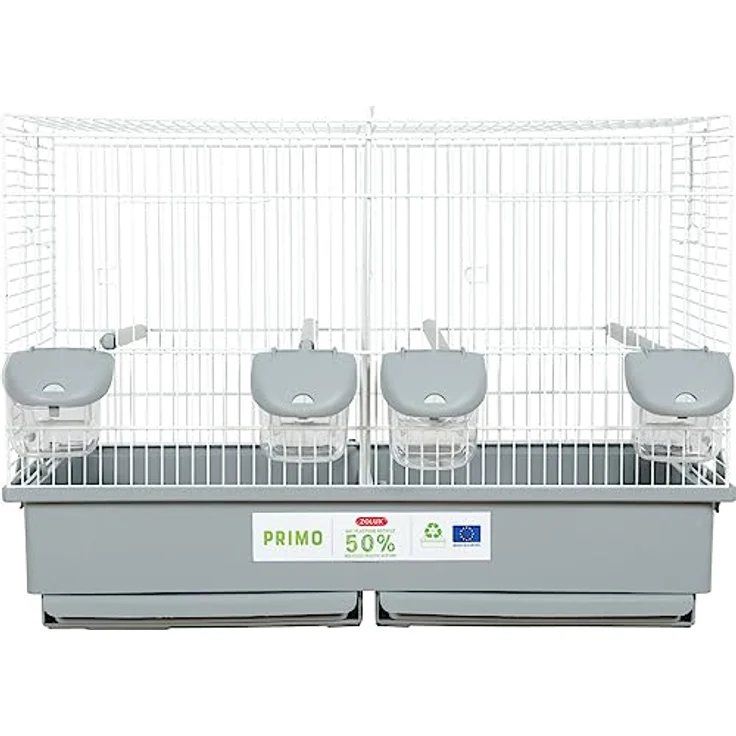 Zolux cage PRIMO CATI 57 cm, gray / white, Gehege – Bild 2