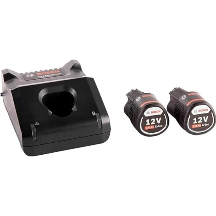 Bosch Professional 12V System Akku Set (2x2.0 Ah Akku Ladegerät GAL 12V-40 C132, im Karton) – Bild 4