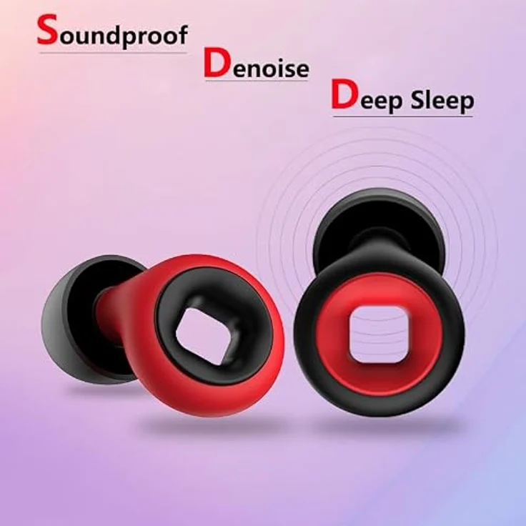 JXAXD Moto Earplugs, 2 Paar hoch-qualitative Motorrad Ohrstöpsel mit Gehörschutz und 4 Größen (XS/S/M/L) – Bild 3