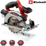 Einhell Akku-Handkreissäge TE-CS 18/165-1 Li-Solo 18 V, Mitglied der Power X-Change Familie, klein und handlich, LED-Ausleuchtung