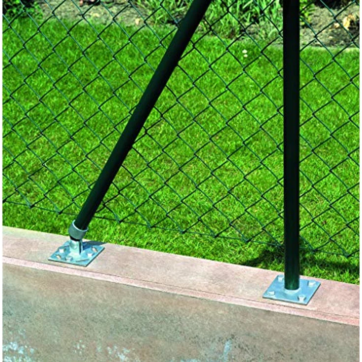 GAH-Alberts 658557 Strebenplatte | feuerverzinkt | Größe 100 x 100 mm | für Pfosten-Ø 34 mm – Bild 2
