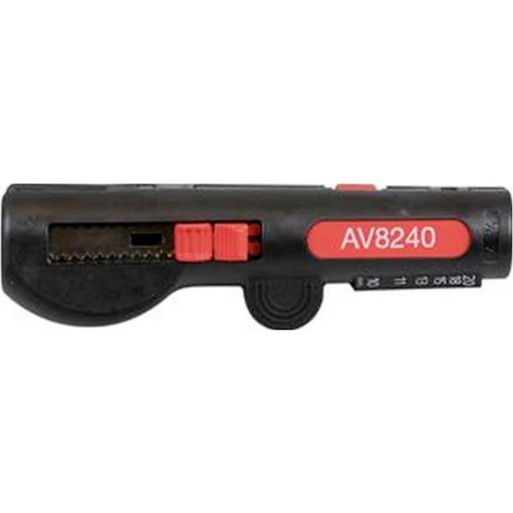 Intercable AV8240 182643 Kabelentmanteler für Rundkabel, 0.5 bis 6mm², 8 bis 13mmø, mit versenkbarer Hakenklinge
