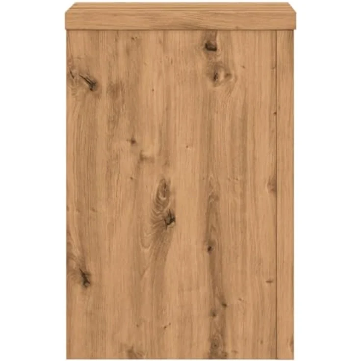 vidaXL Blumenständer Pflanzenständer 2 Stk Artisan-Eiche 25x25x35 cm, Robustes Holzwerkstoff, Stabile Oberplatte, Leicht zu reinigen – Bild 6
