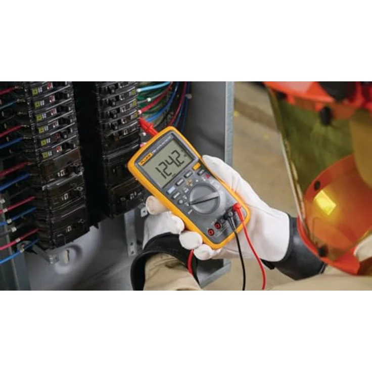 Fluke 15B+ Digital Multimeter, 600 V Cat III, AC/DC bis 1000 V, Strommessung bis 10 A, mit Frequenz- und Temperaturmessfunktionen – Bild 5