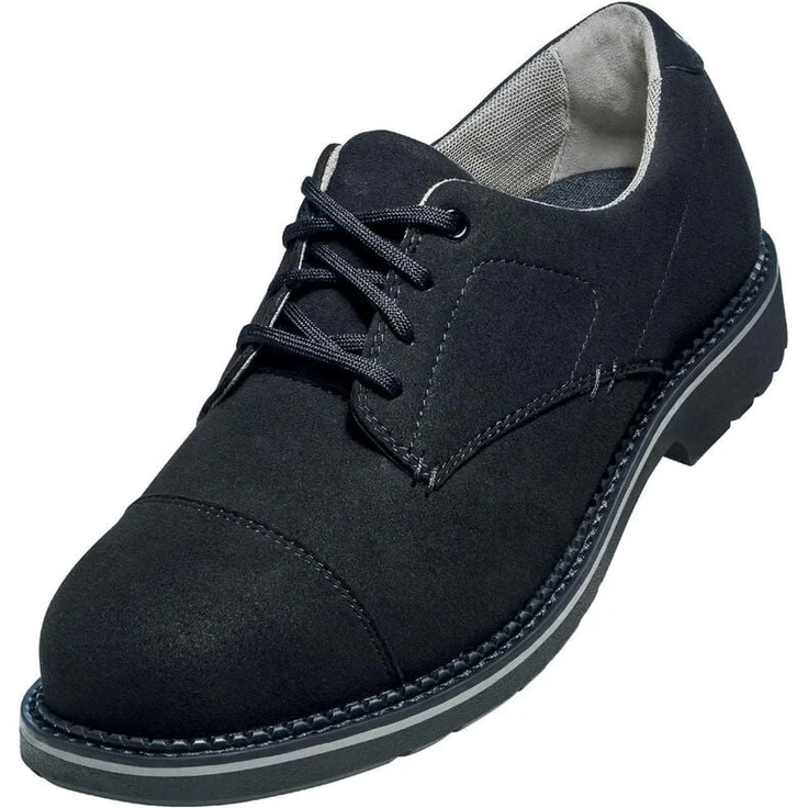 Uvex 1 business 8430145 Sicherheitshalbschuh S3, Schwarz, Größe 45, ESD-fähig, rutschhemmend, ergonomisch
