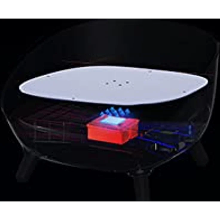 Generisch Thermoregulierendes Smart Bett für Katzen & kleine Hunde mit LED-Anzeige, Heiz- & Kühlfunktion, drahtlose Verbindung, APP-Steuerung, spezielle Matte wasserkratzfest, in Modern Grey – Bild 3