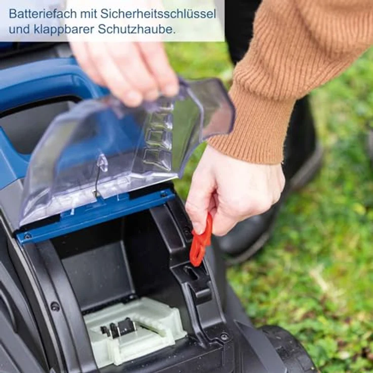Scheppach IXES 20V Akku-Rasenmäher BC-MP320-X, bürstenloser Motor, 32 cm Schnittbreite, 1 Akku 4 Ah – Bild 7