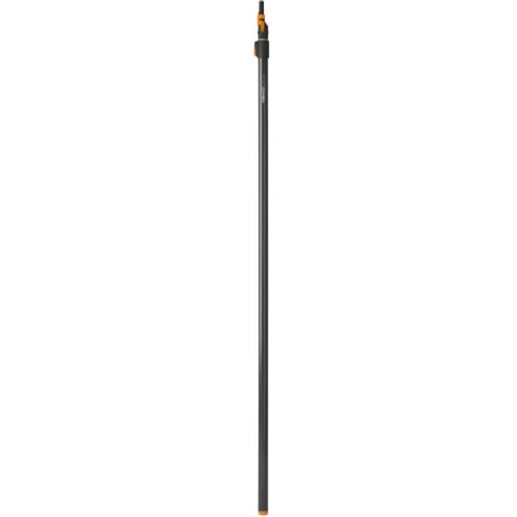 Fiskars Teleskop-Stiel für QuikFit Werkzeug-Köpfe, Länge 2,28 - 4 m, Aluminium, Schwarz-Orange, QuikFit, 1000665 – Bild 2