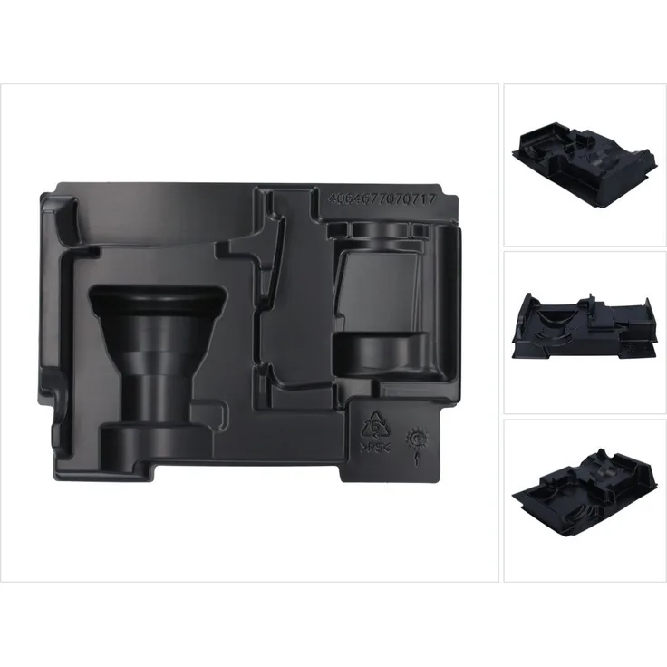 Toolbrothers MAKPAC Kunststoff Einlage für DBO / BO 125 mm, passgenau für 18V Akkus und Ladegeräte