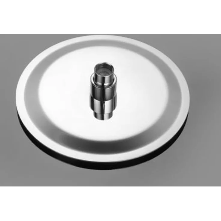 Aurlane Kopfbrause Edelstahl rund 20 cm, 1 Strahlart mit Antikalknoppen, einfache Montage ohne Werkzeug – Bild 3