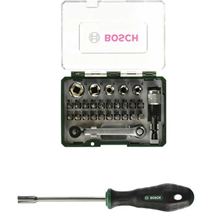 Bosch Professional 27-teiliges Mini-Ratschen-Set + Handschraubendreher – Bild 3